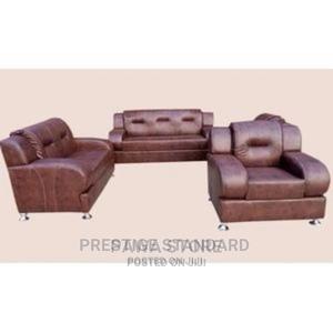 A Complete 7 Seater of Sofa, Made With Pure Leather, | Furniture for sale in Lagos State, Ikeja