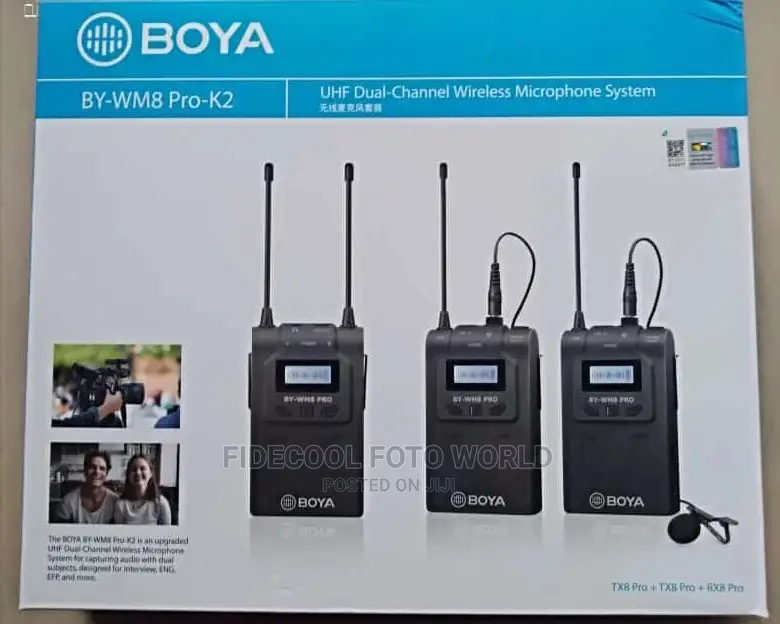 Boya By Wm8 Prok2 Lapel Mic in Lagos Island (Eko) Audio & Music Equipment, Fidecool Foto World