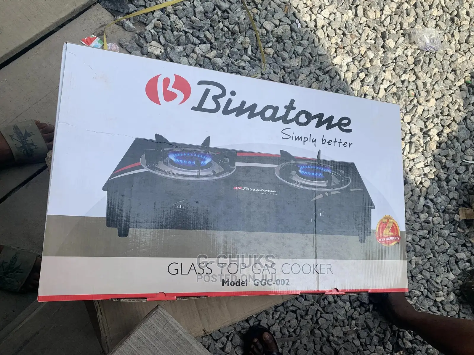 Binatone Table Top Glass Finish Gas Cooker in Lagos Island (Eko) Kitchen Appliances, GChuks