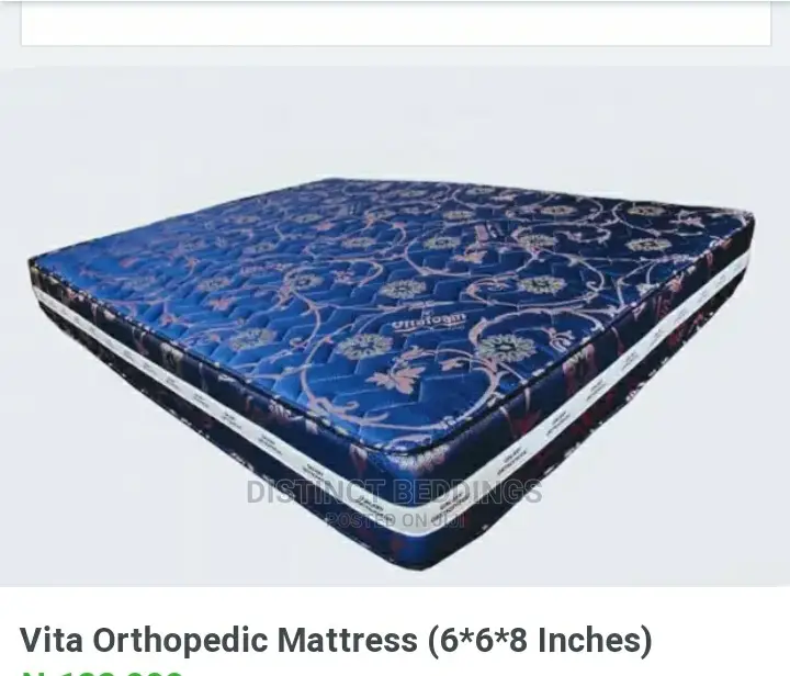 VITAFOAM 6by6 Full Orthopedic Mattress in Ikeja Furniture, Distinct