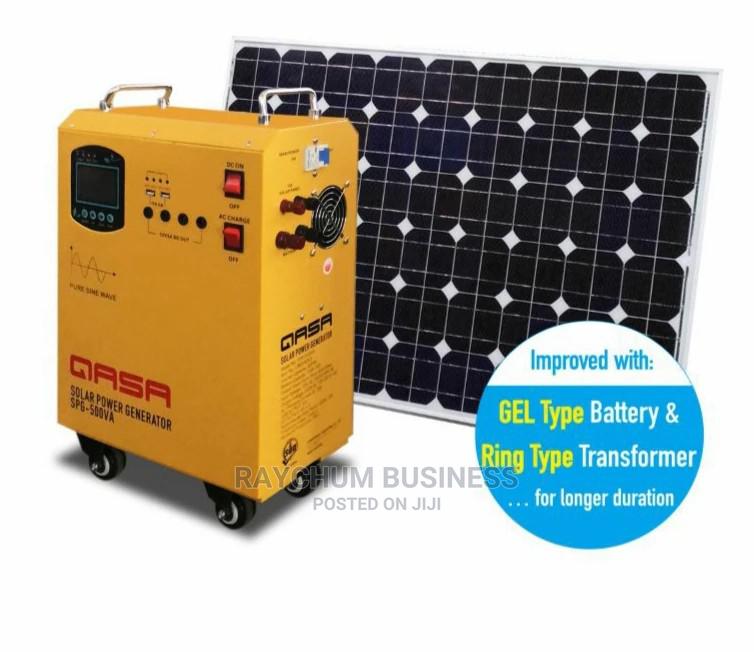 Qasa Solar Generator Model 500 With Panel in Ojo Solar Energy