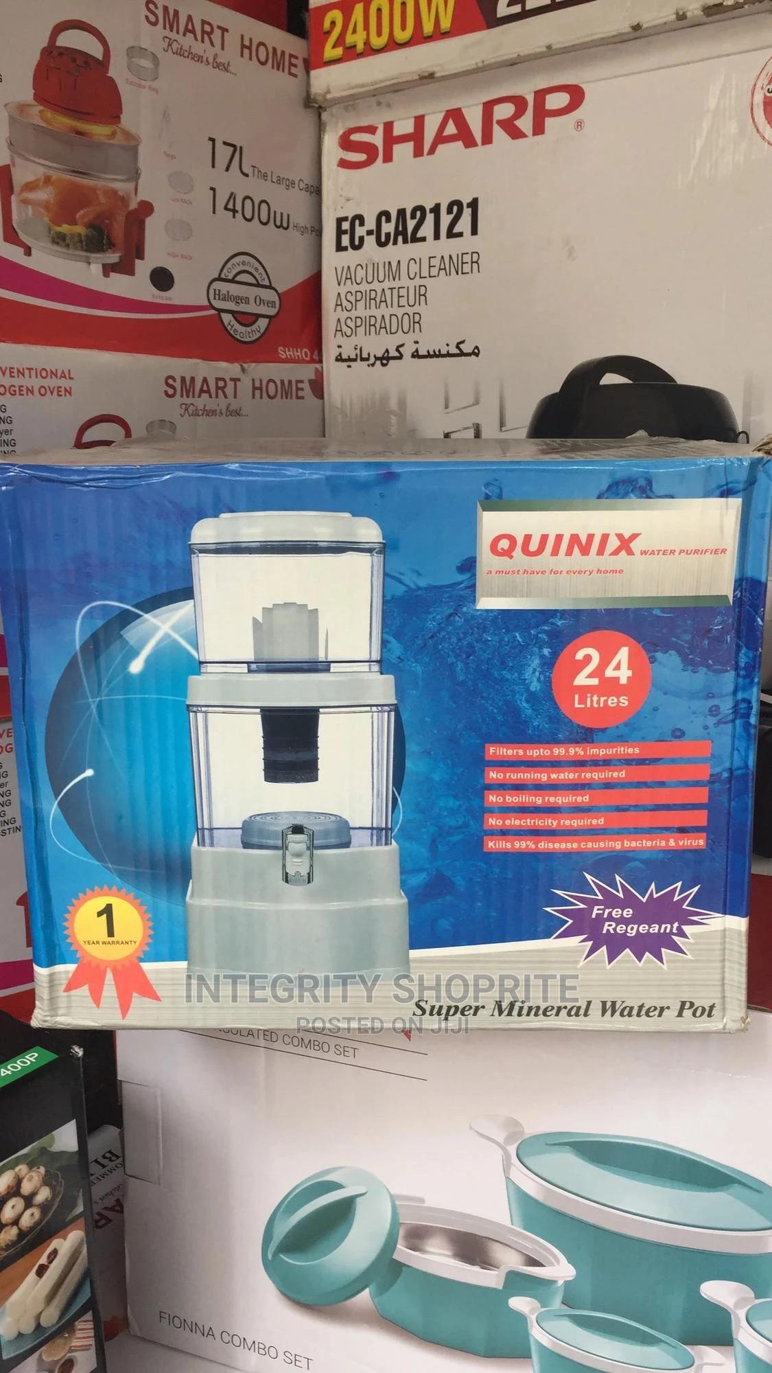 Quinix Water Purifier Filter And Dispenser 24L + Akaline in Lagos