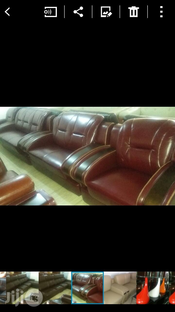 Leather Sofa Model B9 Wine Colour In Wuse Furniture Martins Emmanuel Jiji Ng Leather Sofa Model B9 Wine Colour In, Wine Colour Leather Sofa