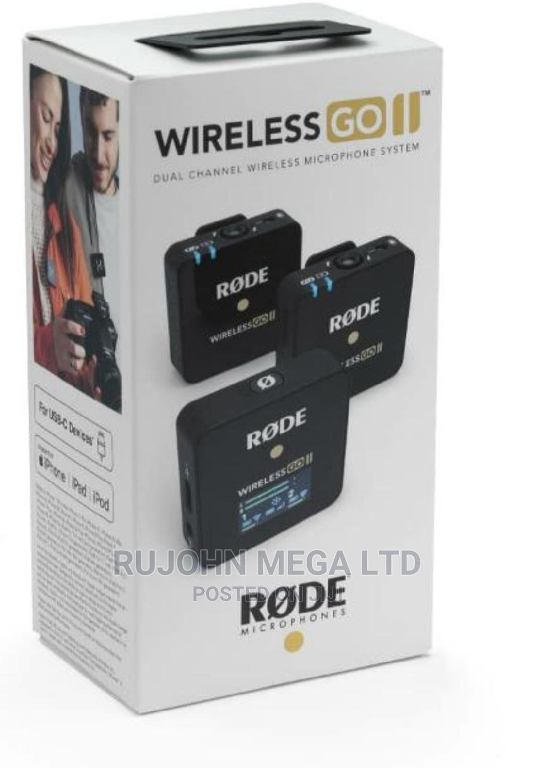 RODE WIRELESS GO II. 2 Transmitter 1 Receiver Wireless Mic in Ojo