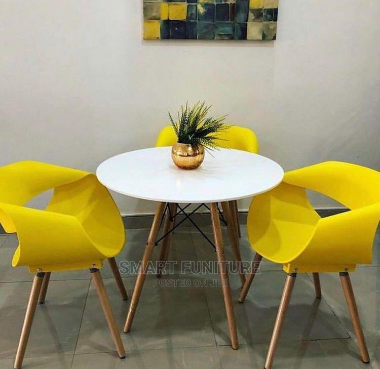 Strong Wooden Leg Table With Chairs In Ikoyi Furniture Smart Funiture Interiors Jiji Ng Strong Wooden Leg Table With Chairs In, Small Circular Kitchen Table And Chairs In Nigeria