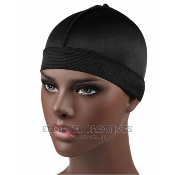 2 Black Silk Stocking Wave Caps for 360 