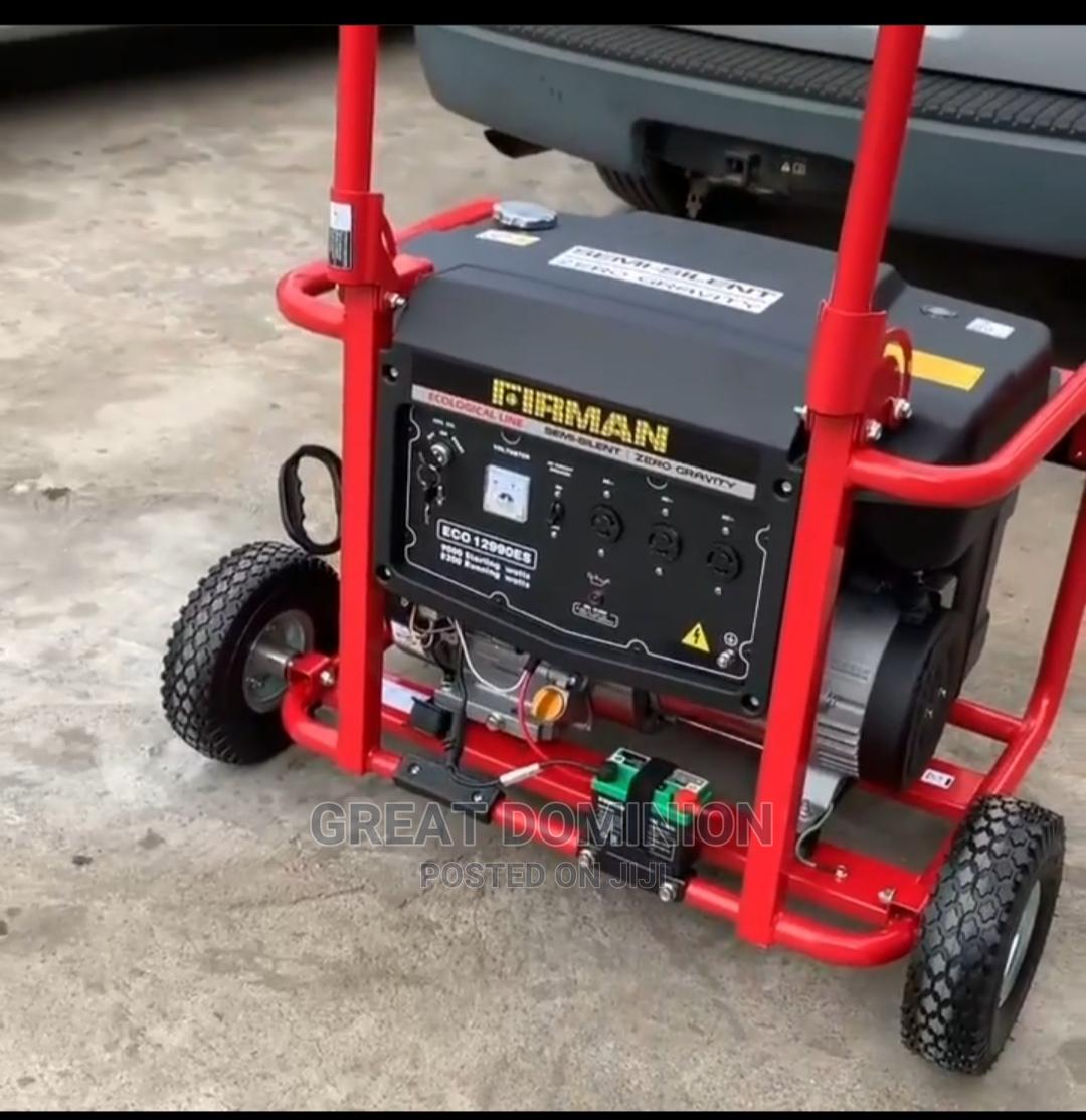 New Firman 9KVA Key Start Generator 100Copper COIL Ec12990e in Ojo