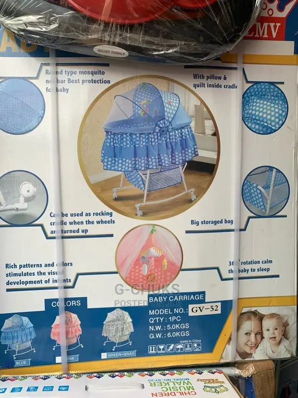 Quality LMV Baby Cradle Bed Crib Carriage in Lagos Island (Eko