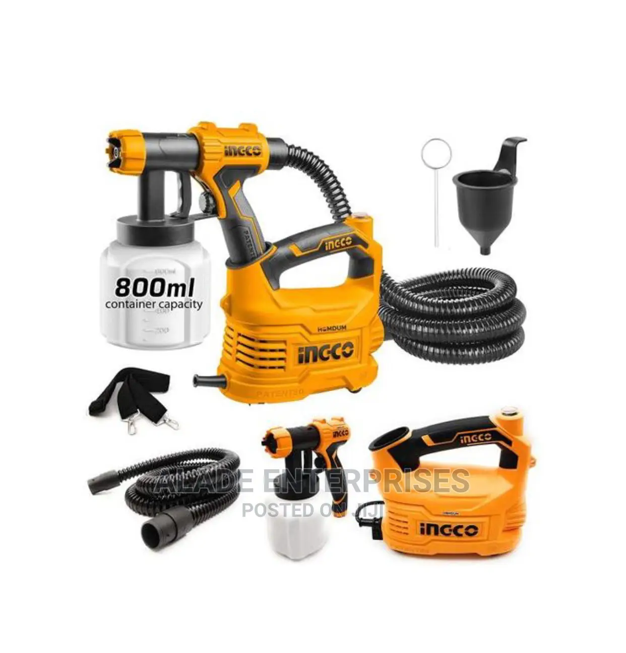 Ingco Electric Floor Base Paint Spraying Gun Hvlp 550W in Lagos Island (Eko) Electrical Hand