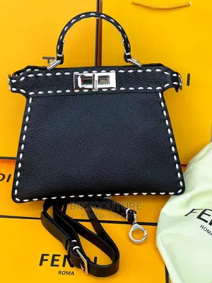 Photo - High Quality FENDI Black Leather Handbags Available in Store