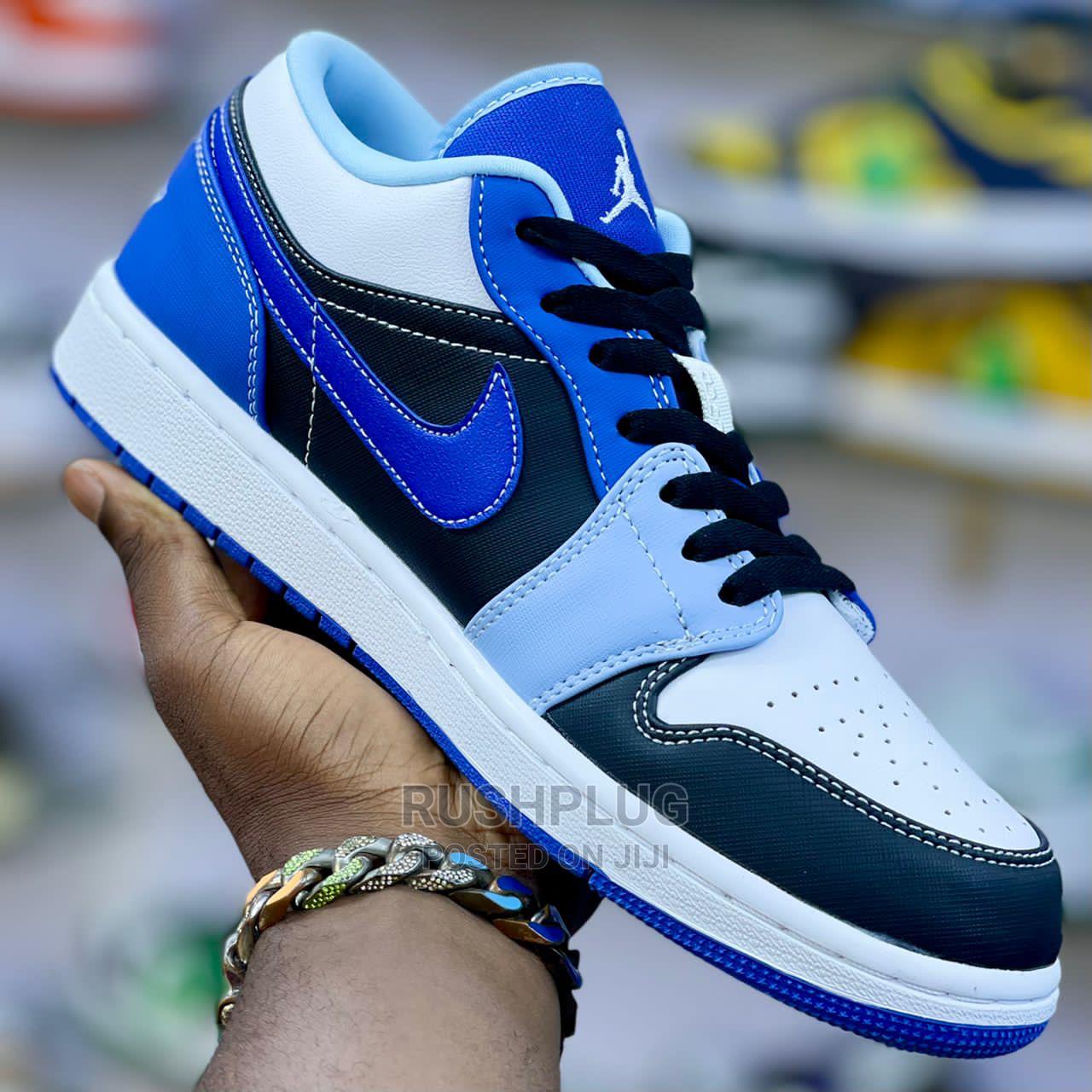 AIR JORDAN 1 Low ' RACER BLUE WHITE 