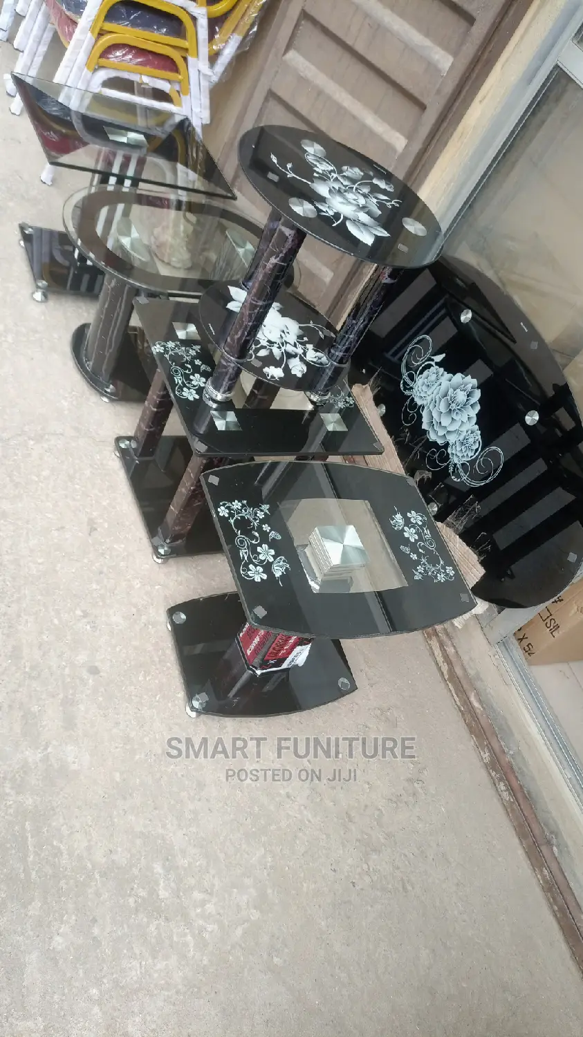 Strong Glass Sidestool Tables in Ikeja Furniture, SMART FUNITURE