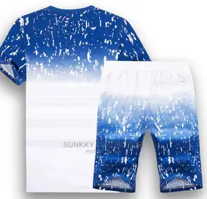 Photo - Stylish Men's Short Sleeve Casual Suit Two Piece Set