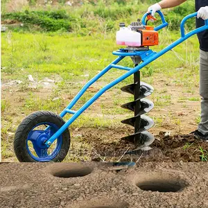 Earth Auger With Wheel