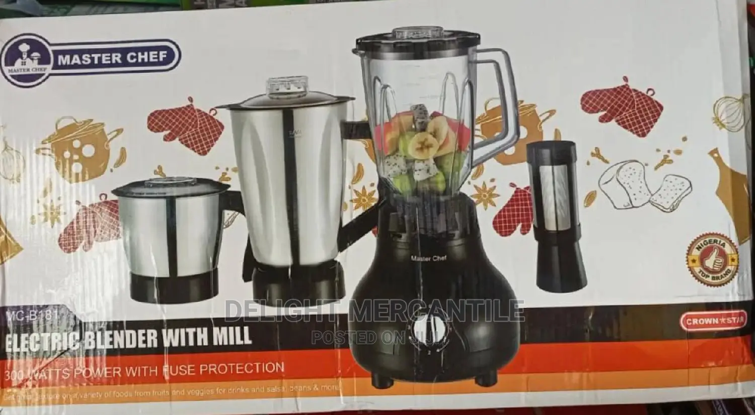 Masterchef 4 in 1 Electric Blender With Mill in Lagos Island (Eko