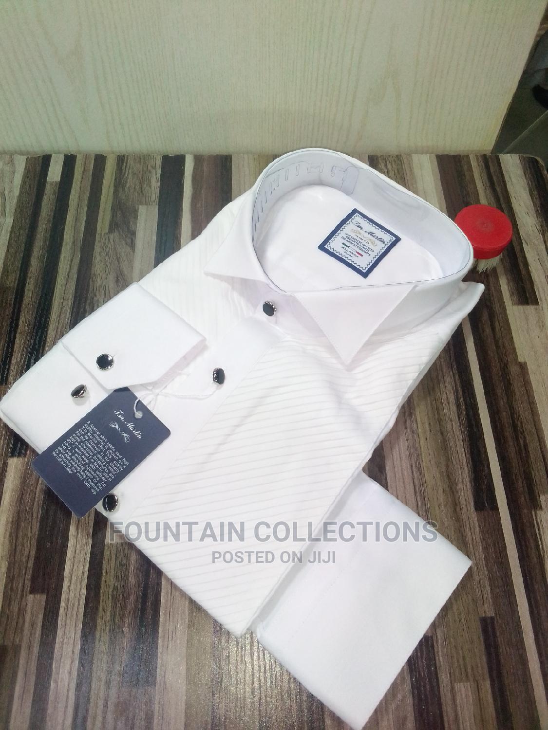 Archive: Wing Collar White Shirt for 