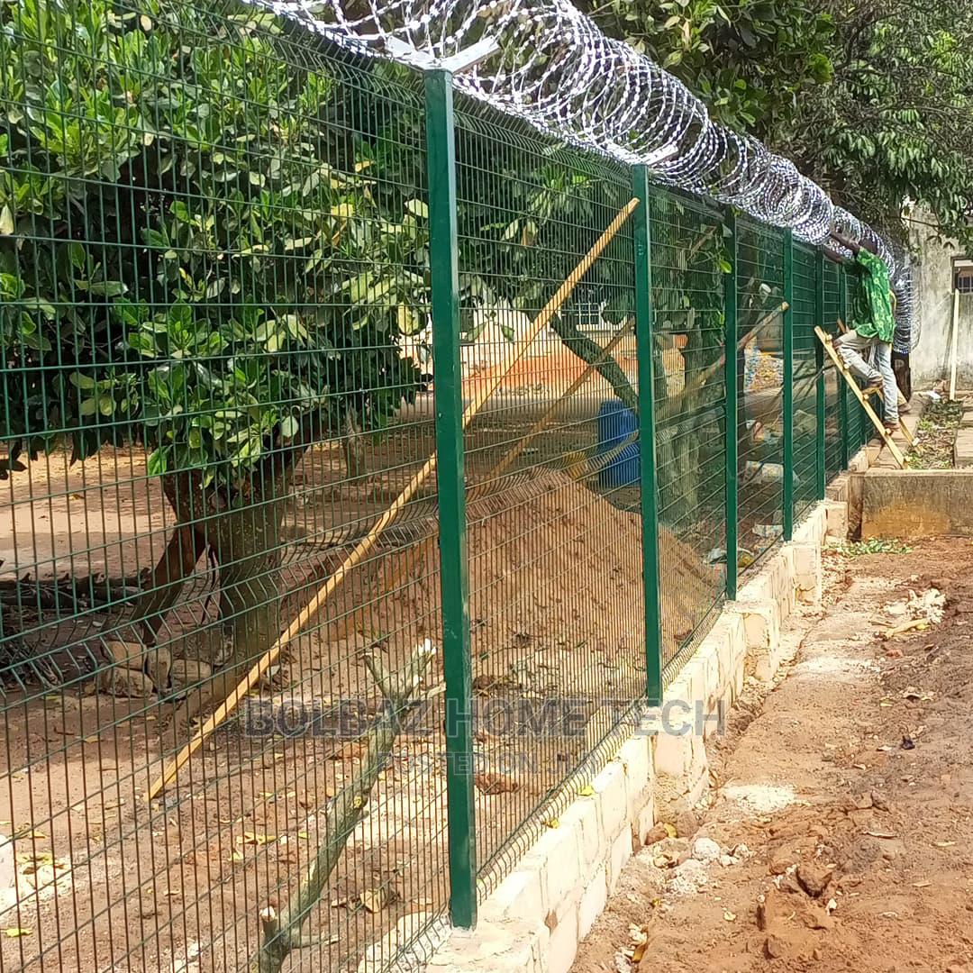 SeeThrough Fence and Razor BarbWire; Panel Fence Mesh. in Lekki