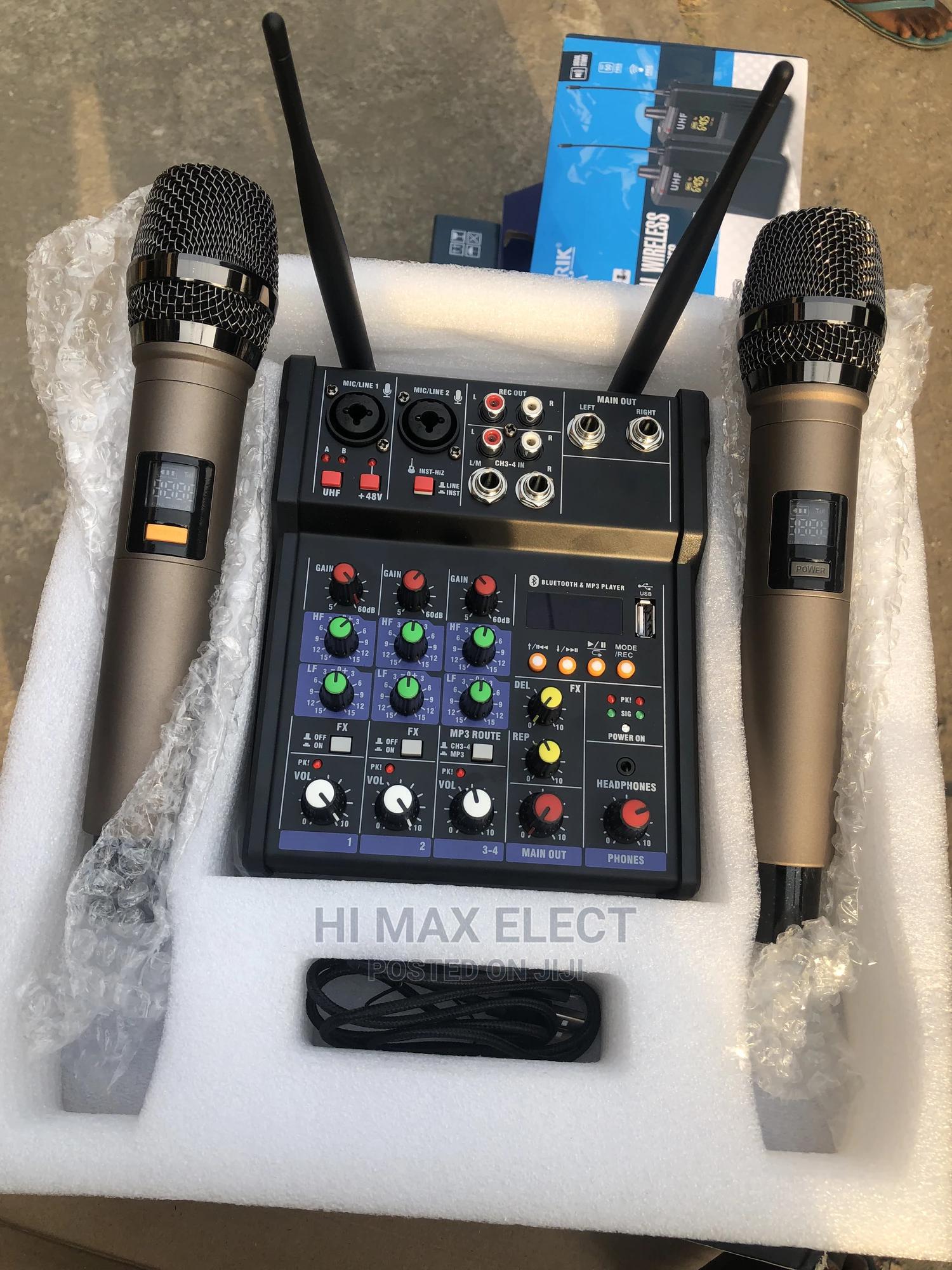 Professional Yamaha Mixer With Wireless Microphone in Ikeja Audio
