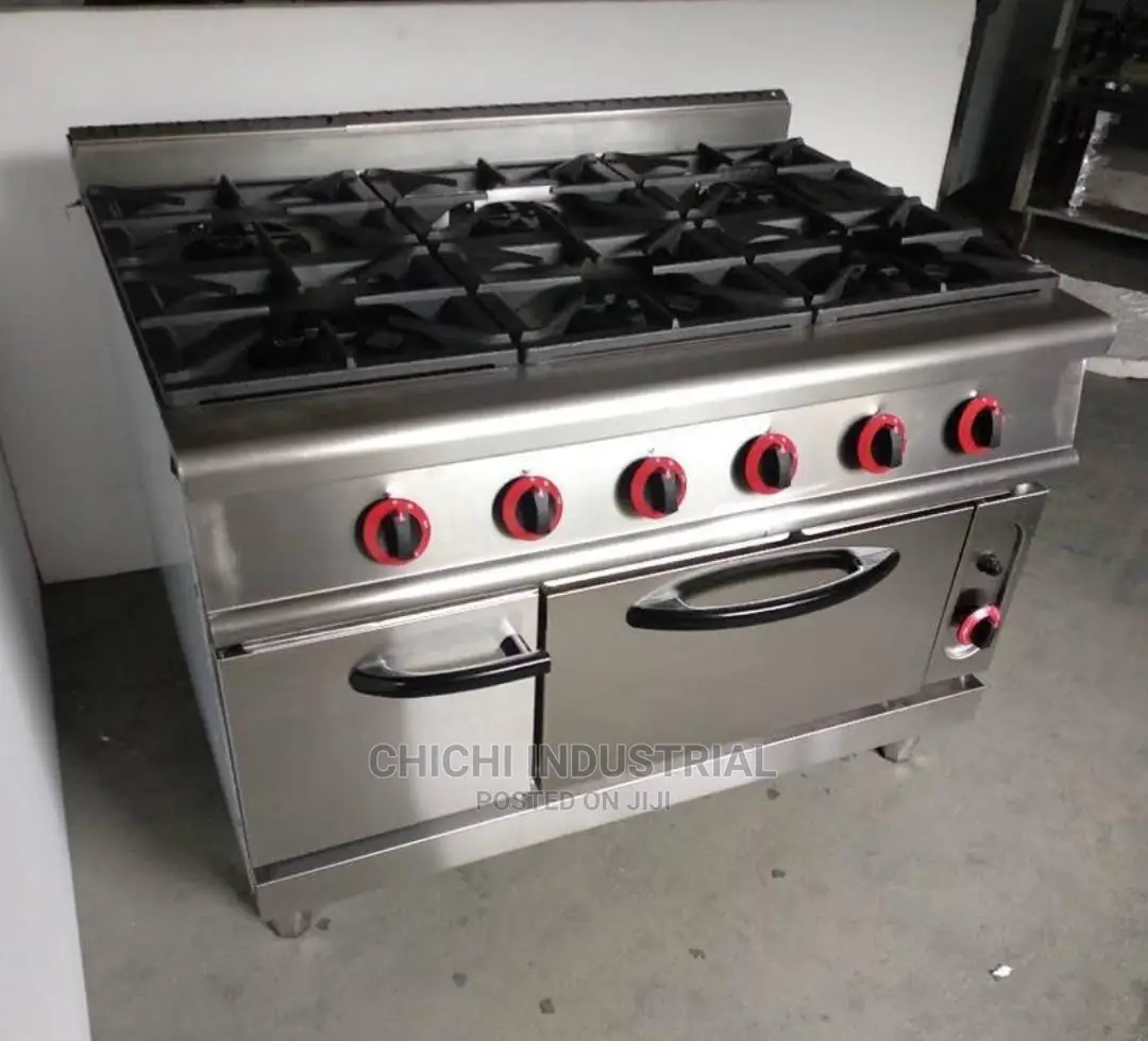 Six 6 Burner Gas Cooker With Oven( 900 Series) in Ojo Restaurant