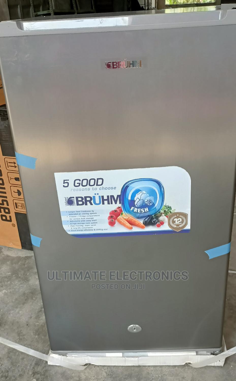 Bruhm Table Top FridgeSilver Color in Ogba Kitchen Appliances