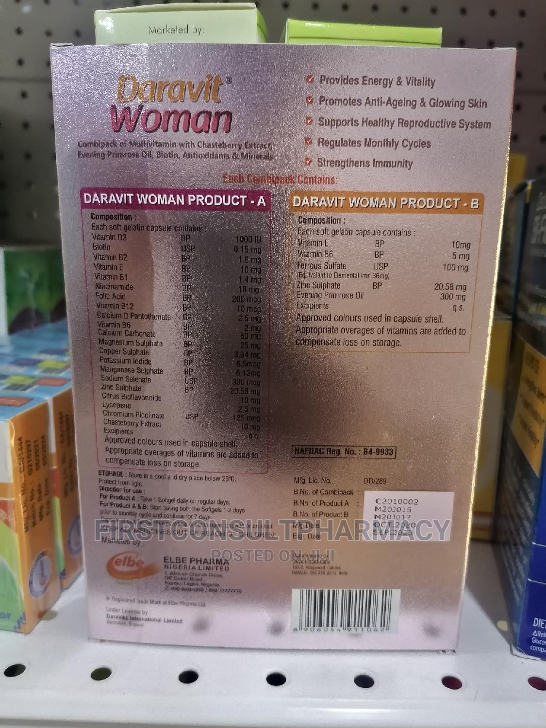Daravit Women Multivitamin Capsules X 30 in Surulere Vitamins