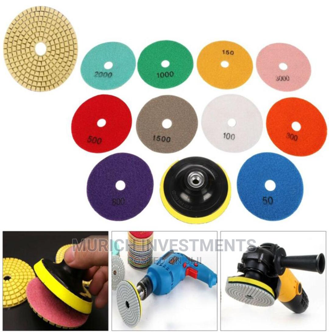 Diamond Polishing Pads 4 Inch Wet/Dry 11 Piece Set in Lagos Island (Eko