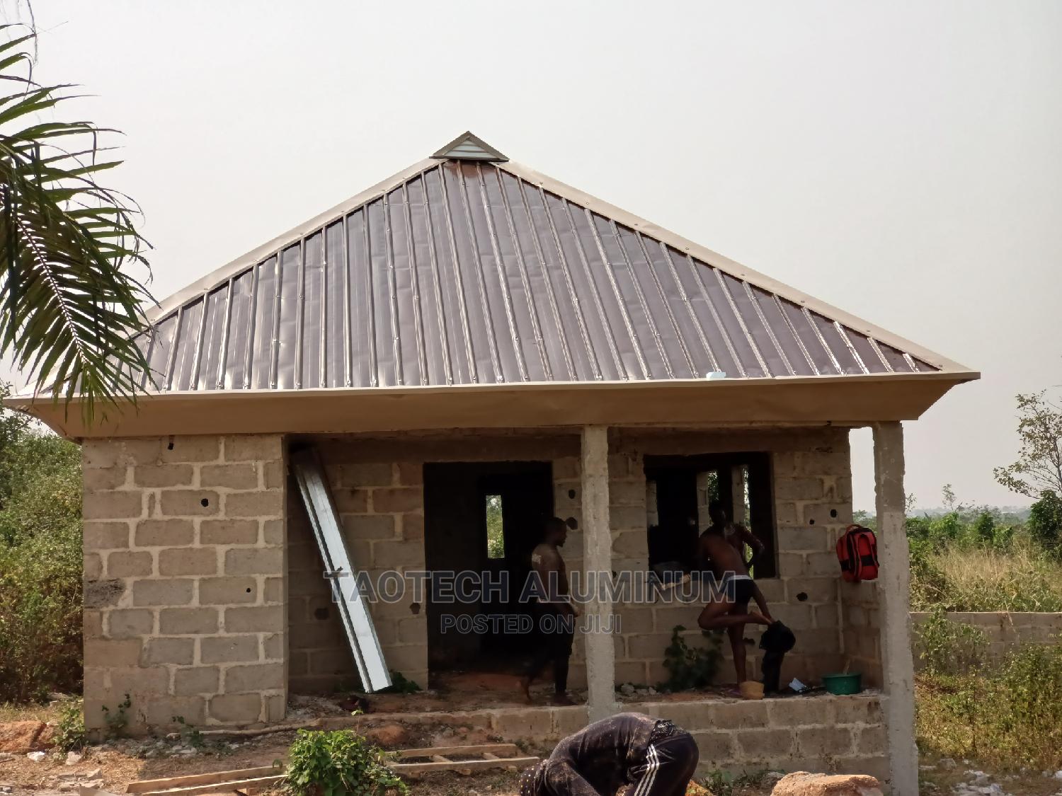 Aluminum Longspan Roofing Sheet With Aluminum Parapet in AgbaraIgbesan