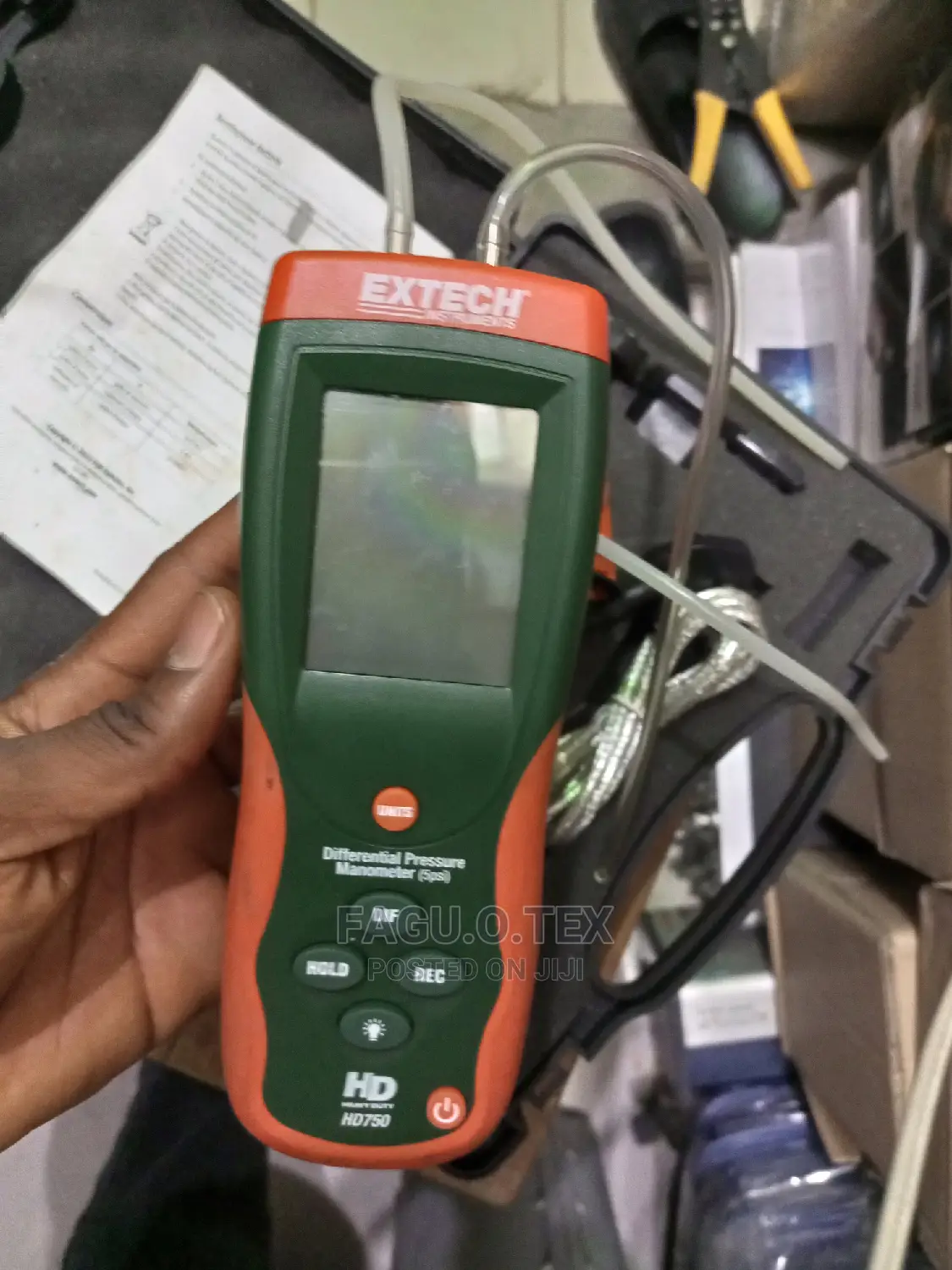 Extech HD750 HD Differential Pressure Manometer 5 Psi in Lagos Island