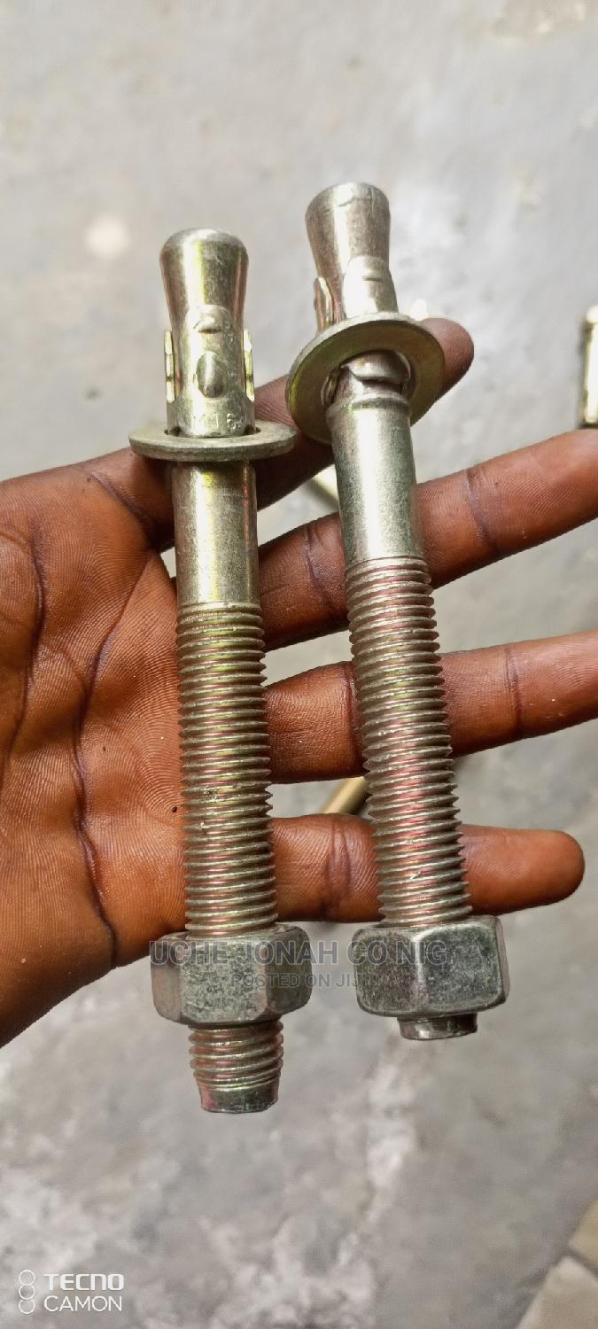 16mm X 100 (4") Hilti Bolts ( Anchor Bolts ) in PortHarcourt Building Materials, Uche Jonah