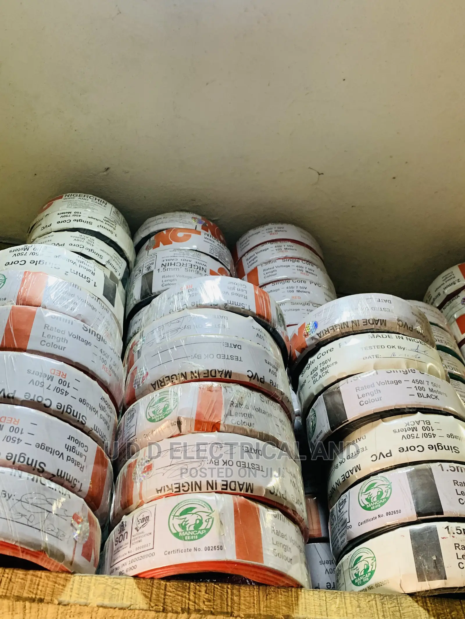 Nigerian Nigerchin Cable for 1mm 1.5mm to 16mm All Available in Ojo