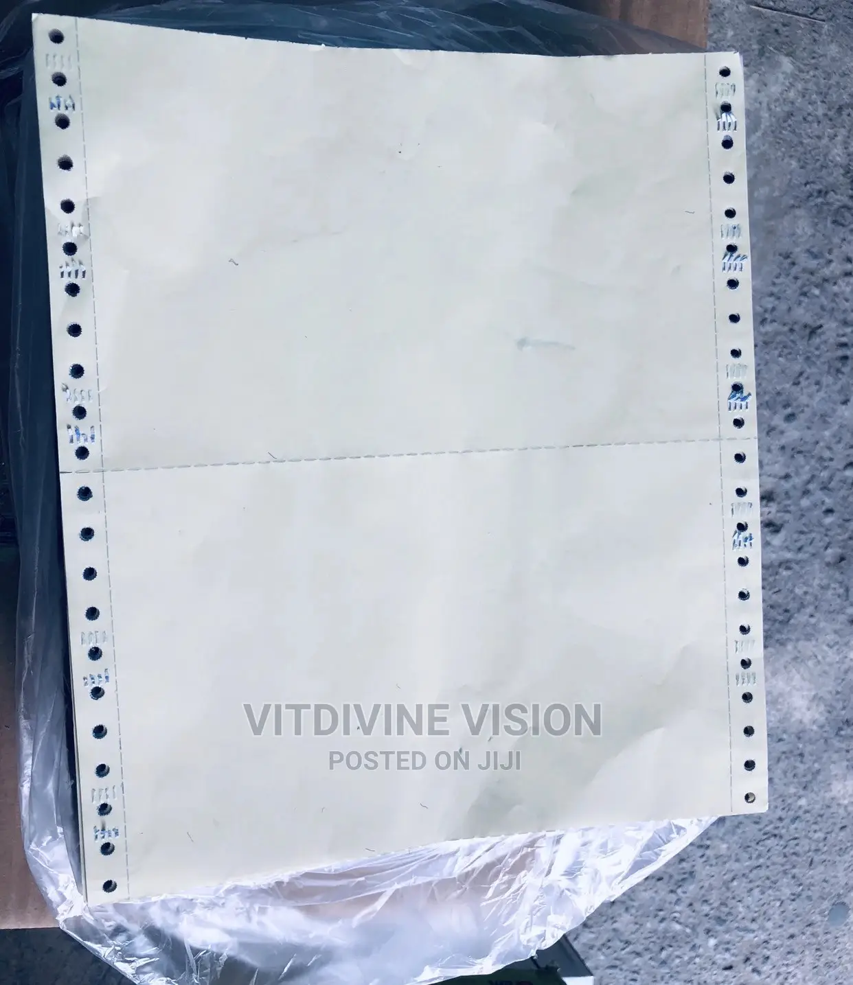 Computer Paper, 9.5”X 11, Colour 3ply in Ikeja Stationery, Vitdivine