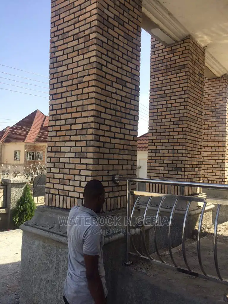 Quality Brick Stone Tile for Wall Cladding in Ikeja Building