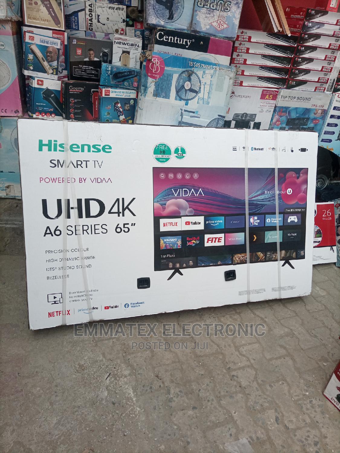 Hisense UHD 65 Inches TV A6 Series in Victoria Island TV & DVD