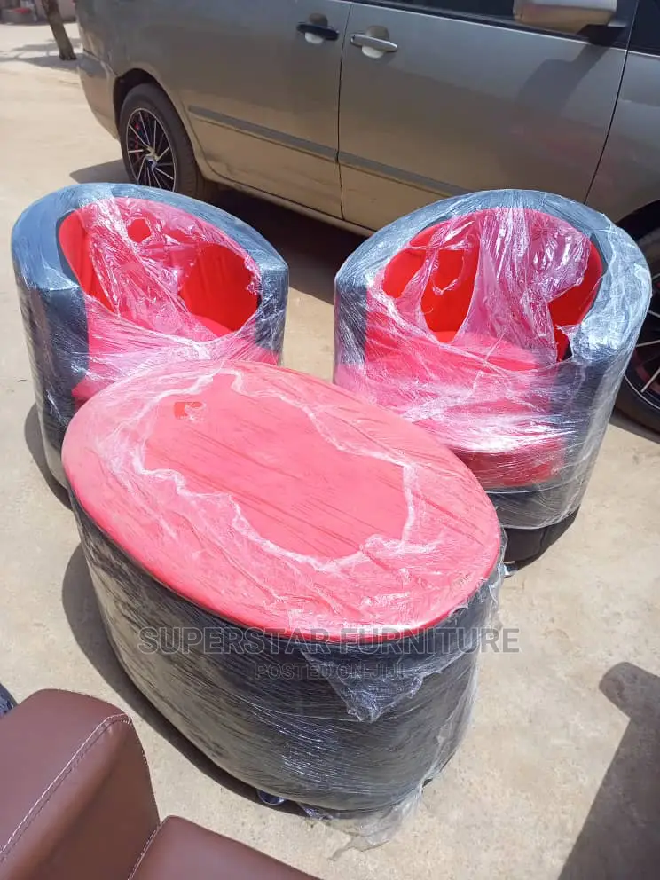 High Quality Table With Single Sofas Chairs in Ojo Furniture