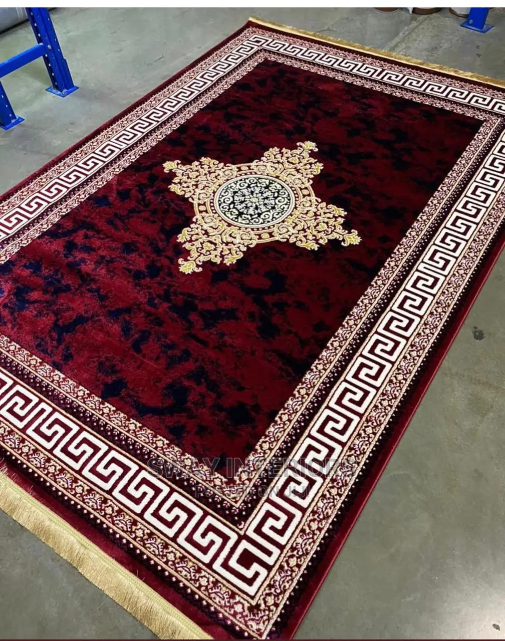 Quality 7 by 10 Persian Versace Designers Center Rug in Ikoyi Home