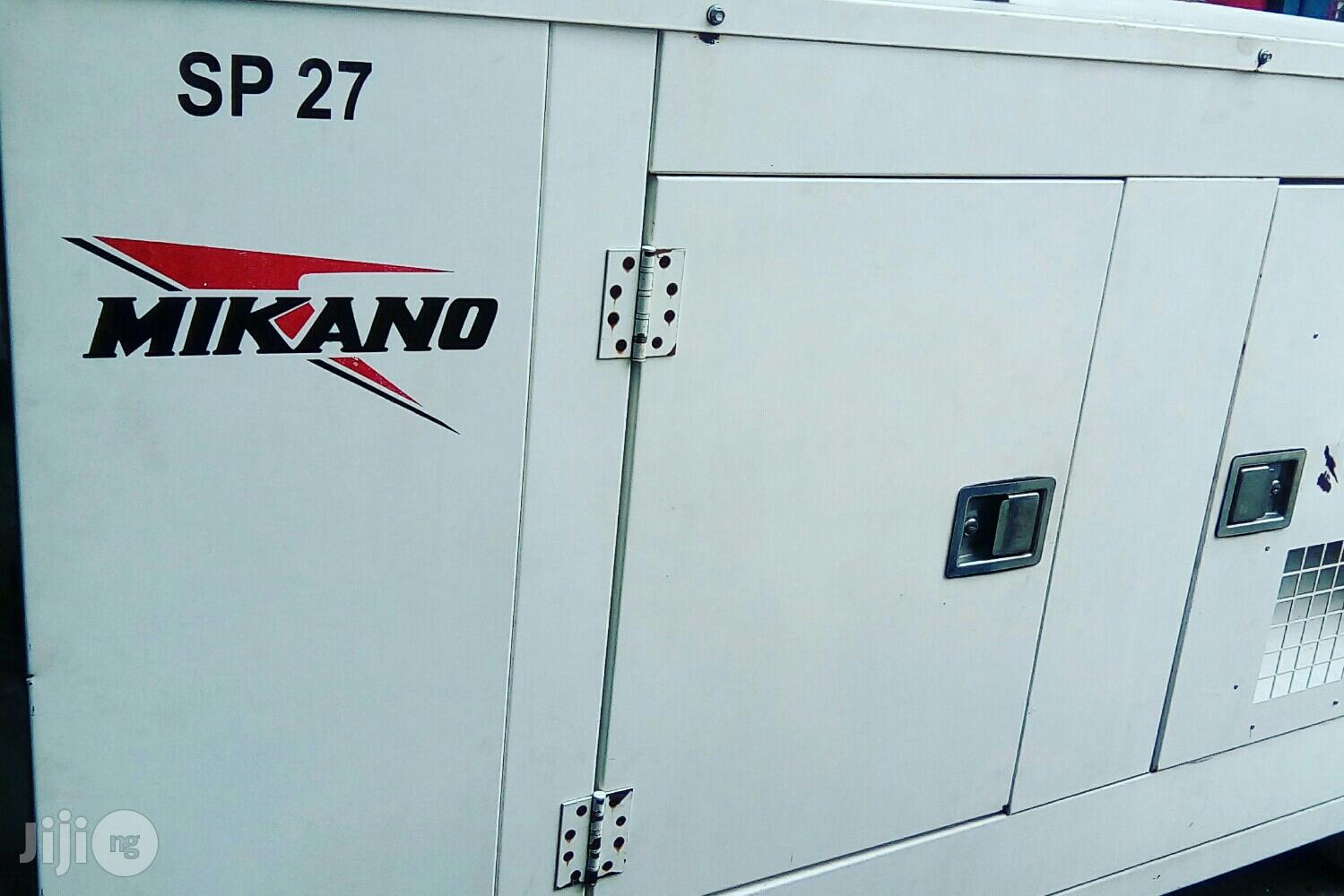 Mikano 27kva Perkins Engine E Sound Proof Generator Set in Port