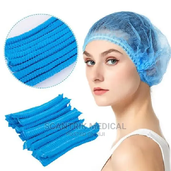 Medical Disposable Nursing Caps 100 Pcs Hair Net in Eleme Medical