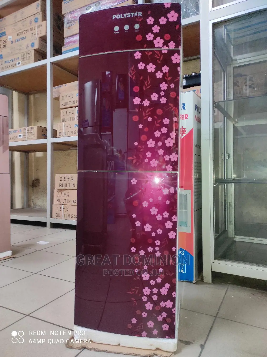 New Polystar Water Dispenser (Hot and Cooling) With Fridge in Ojo