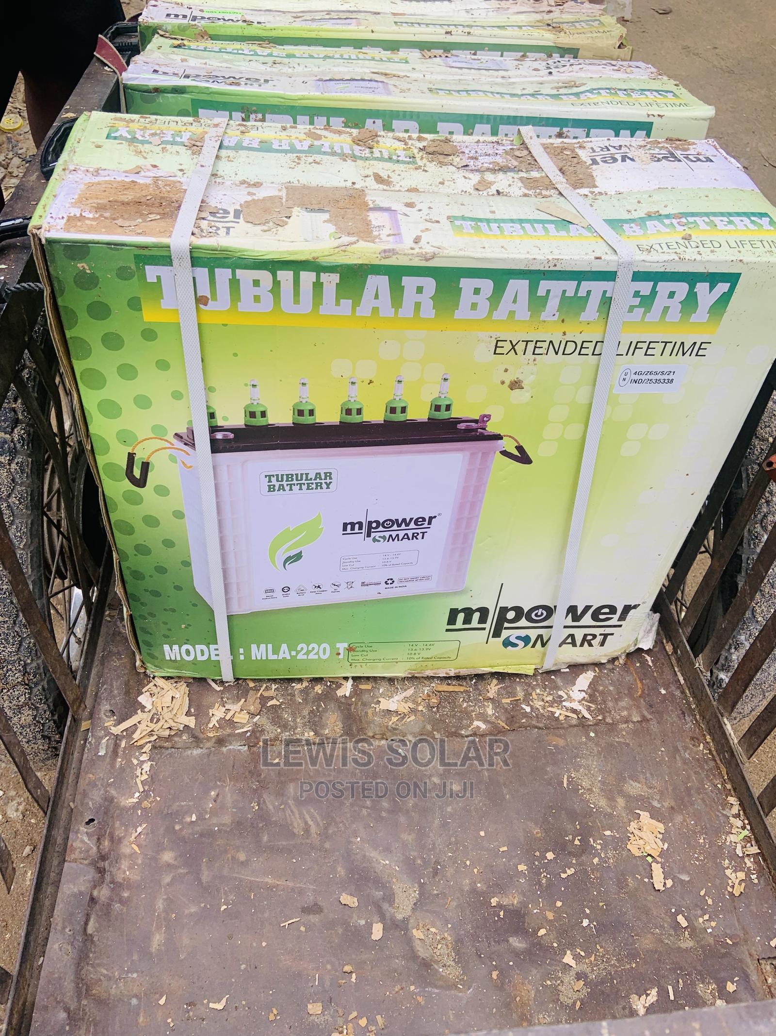 12v 220ah India Tubular Solar Battery Mpower Smart in Osogbo Solar Energy, Lewis Solar Jiji.ng