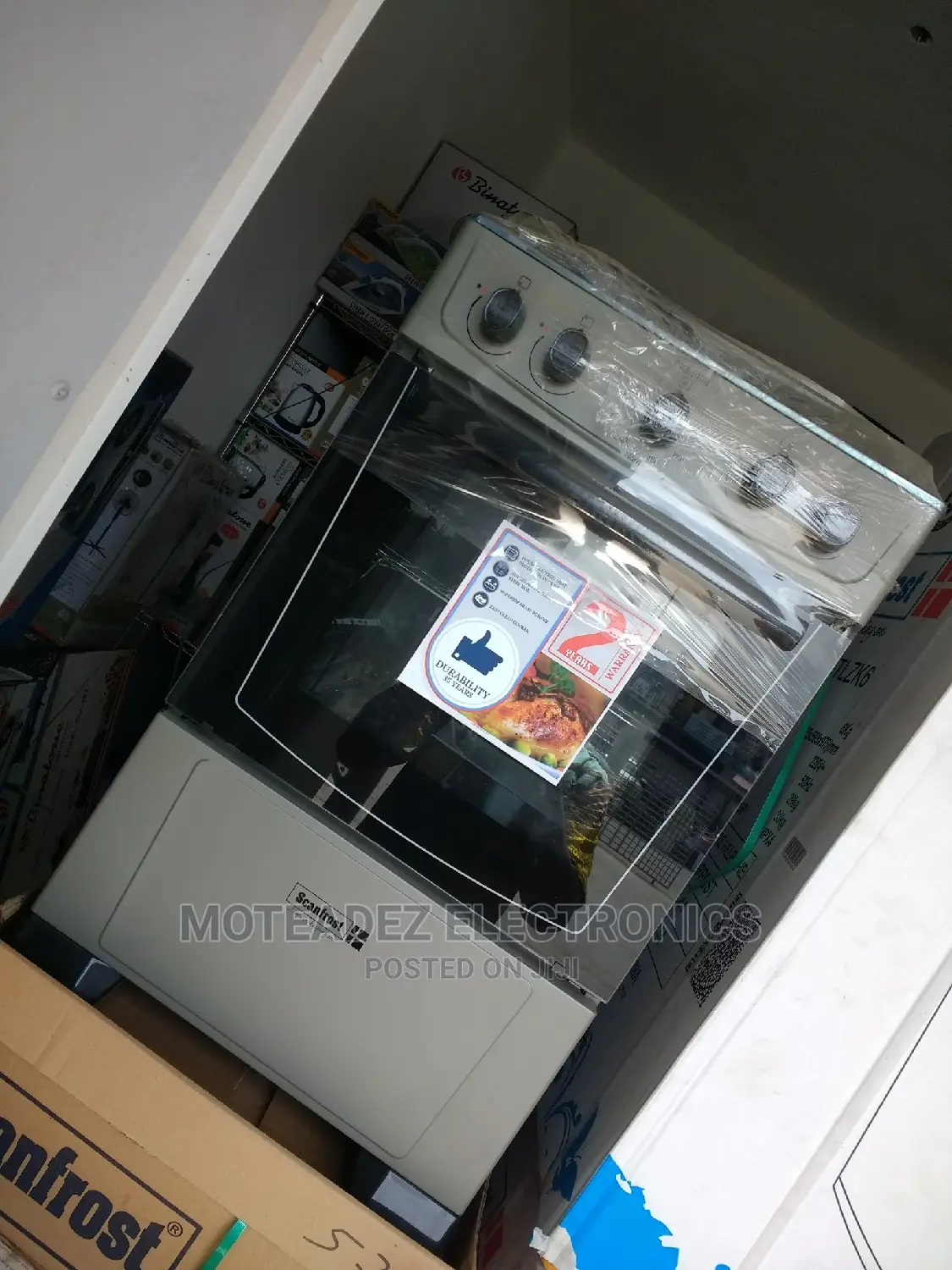 Scanfrost 50*50 4Burner Gas Cooker With Oven (CK5400 NG) in Ojodu