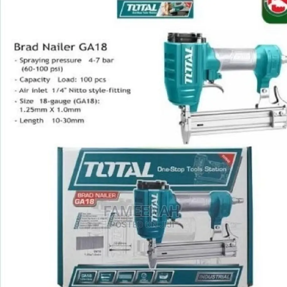 Total Air Brad Nailer/Industrial Air Stapler/Staple Gun in Lagos Island (Eko) Hand Tools