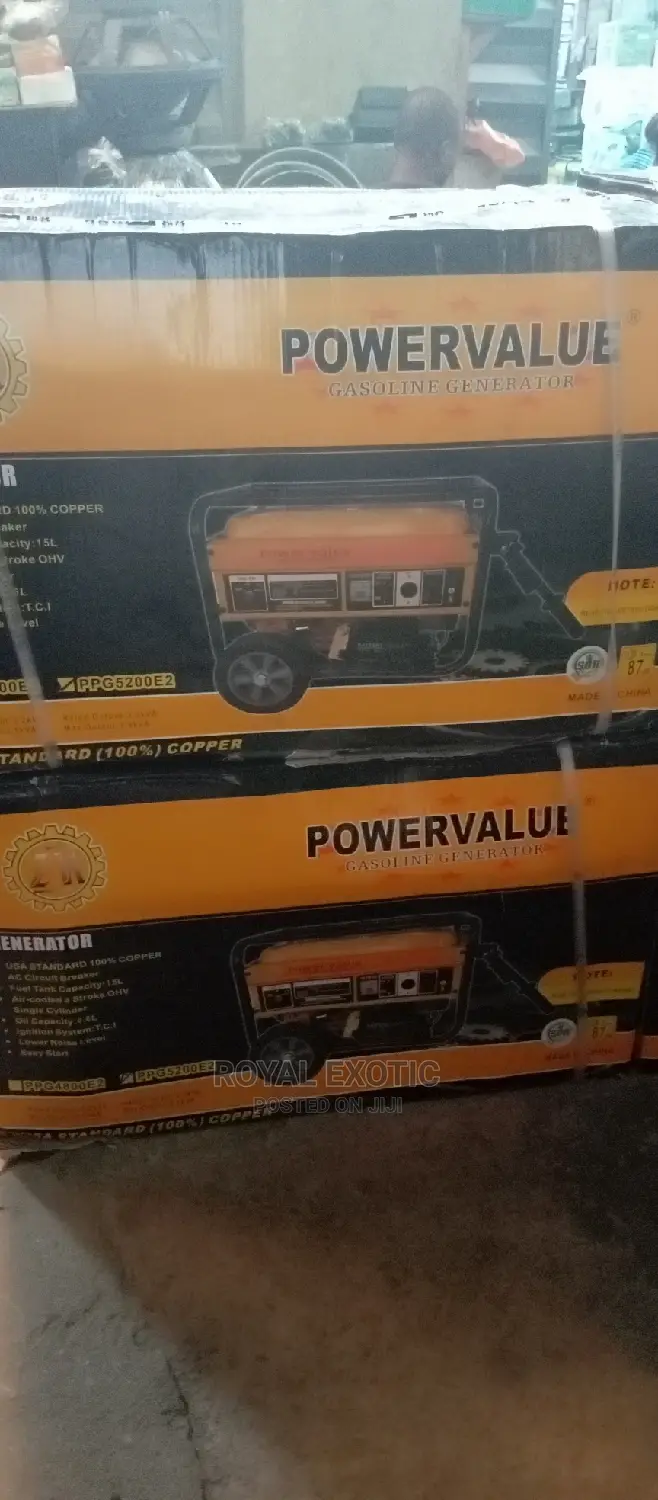 3.5KVA Original Power Value Generator With Key Starter in Surulere