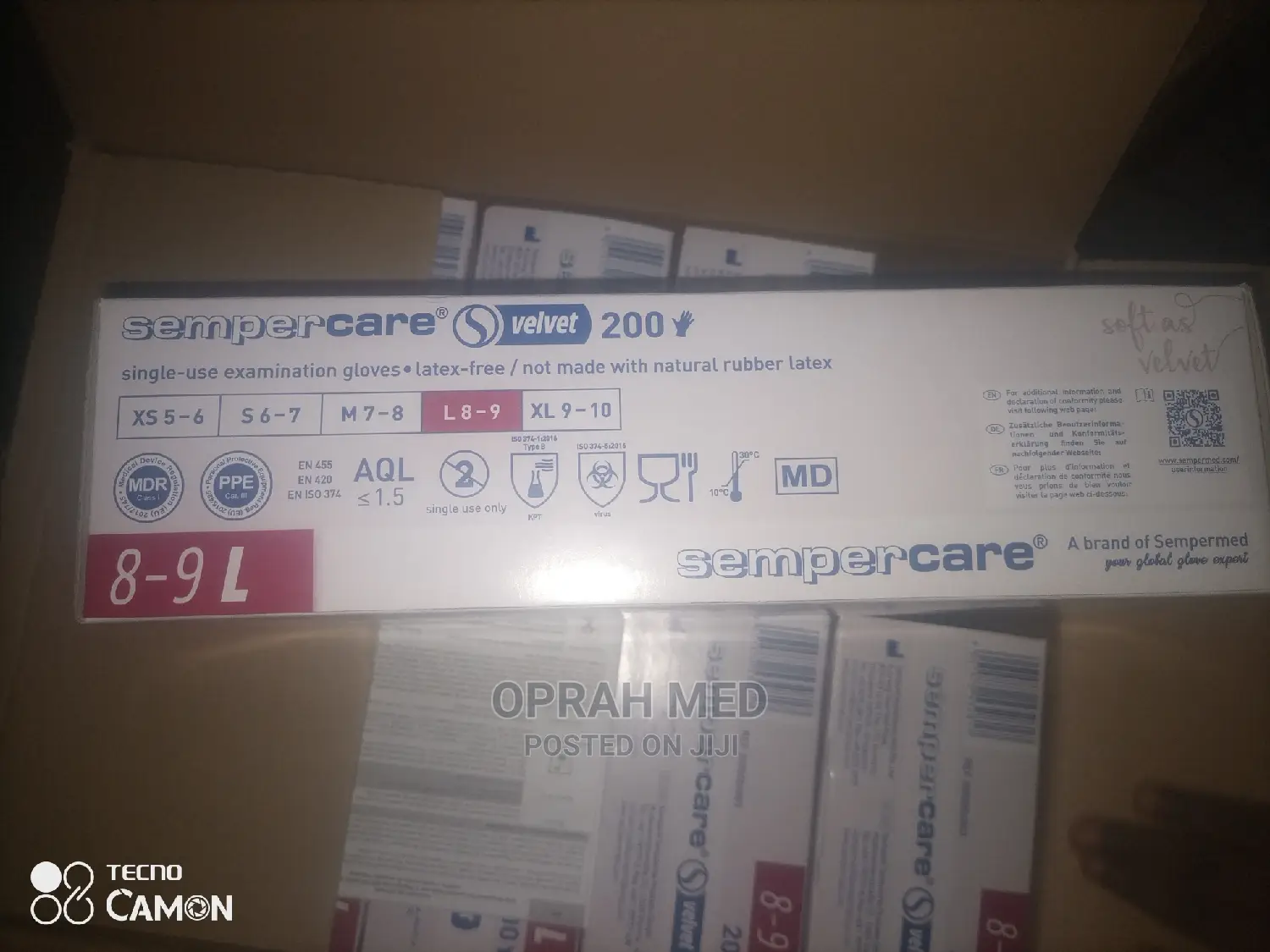 Nitrile Gloves in Ikeja Medical Supplies & Equipment, Oprah Med Jiji.ng