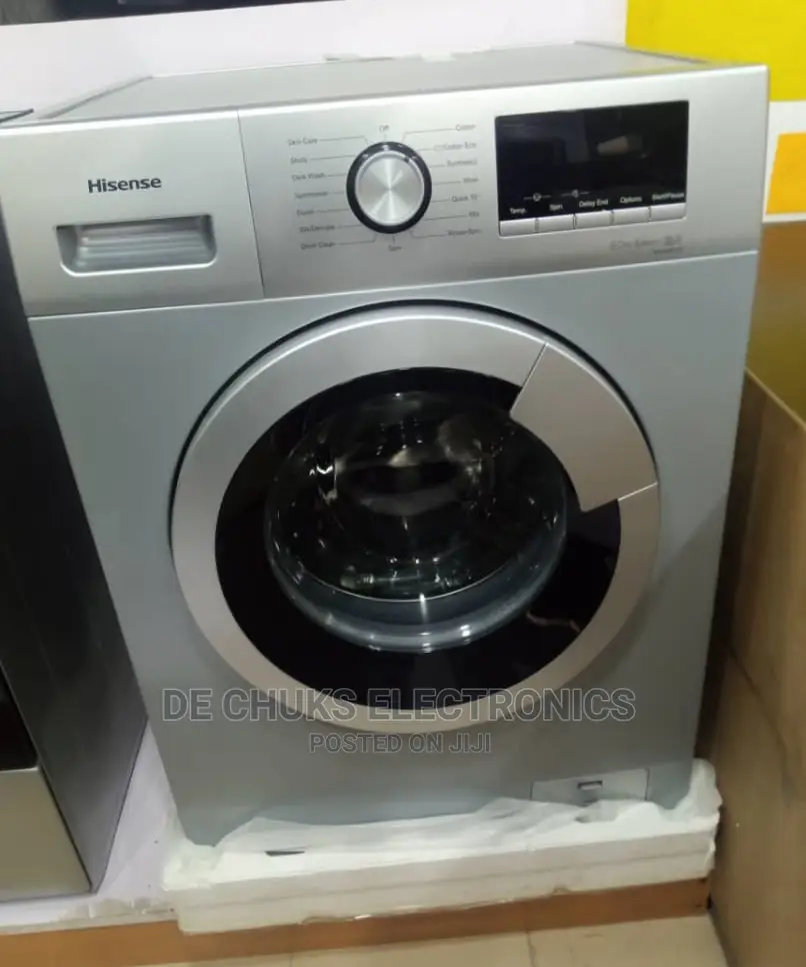 Hisense (8kg) Front Loader Fully Automatic Washing Machine in Ikeja Home Appliances, De Chuks