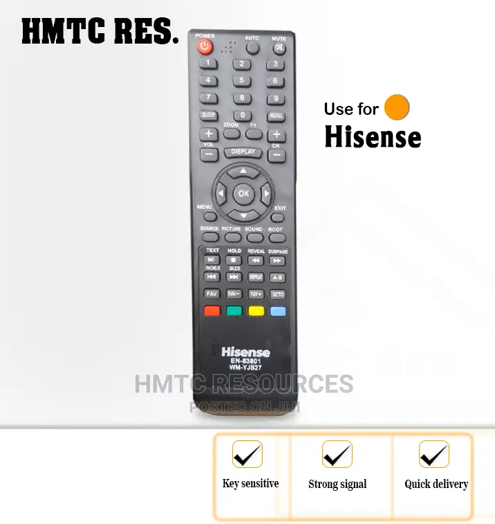 Hisense LCD Television Remote Control in PortHarcourt Accessories
