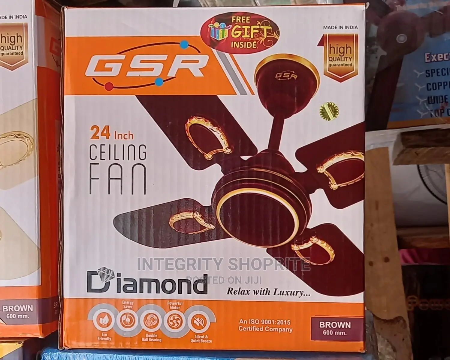 Gsr Smart Ceiling Fan Short Blade 24" in Lagos Island (Eko) Home