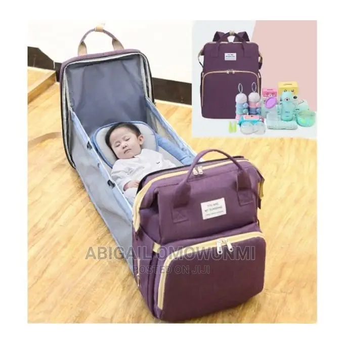 Multipurpose Foldable Baby Bed And Diaper Bag in Lagos Island (Eko) Baby & Child Care, Abigail