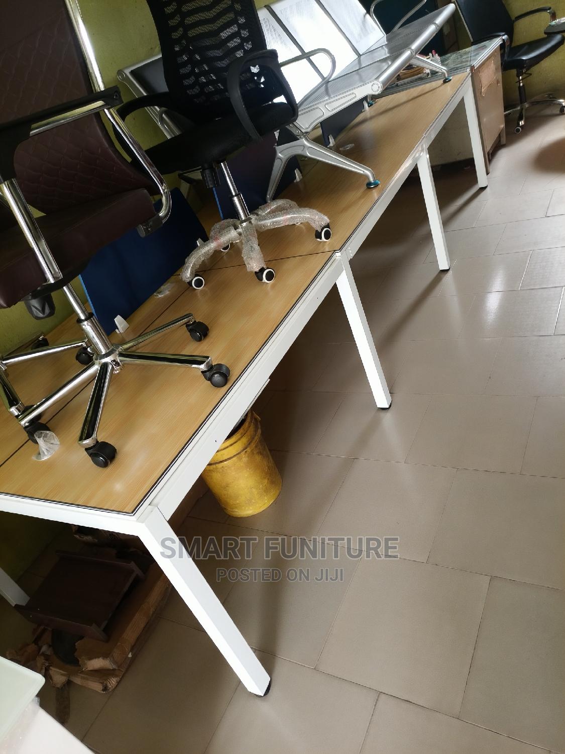 High Quality 6 Partitions Workstation Table in Lekki Furniture, SMART