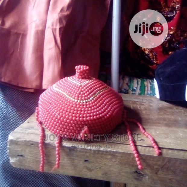 Beaded Traditional Unisex Cap in Lagos Island (Eko) Clothing