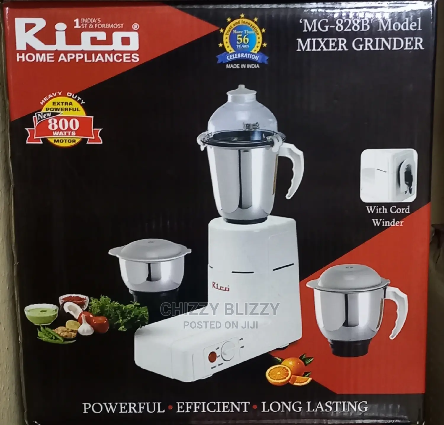 Rico Mixer Blender Grinder/Motor800watts in Lagos